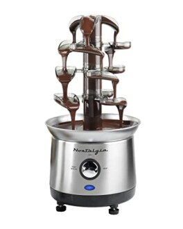 Nostalgia 4 Tier Electric Chocolate Fondue Fountain