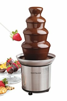 Nostalgia 4 Tier Electric Chocolate Fondue Fountain