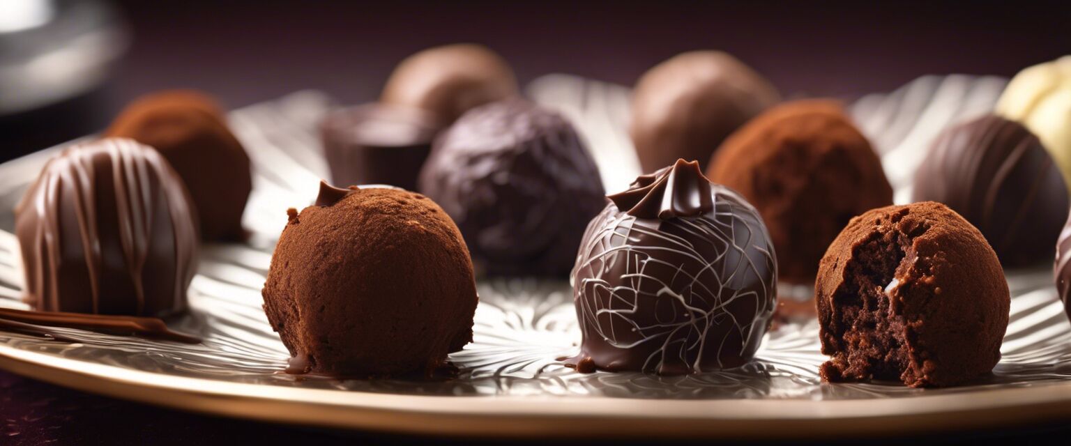 Gourmet chocolate truffles